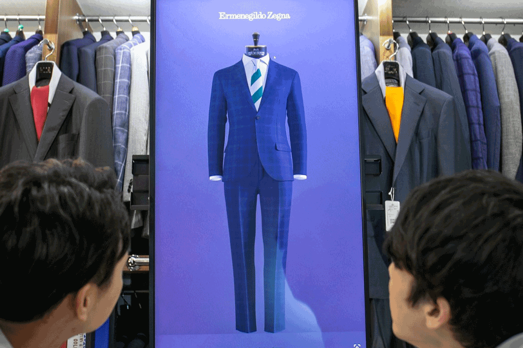 CMOS 3Dオーダーシミュレーションシステム イメージをモニターで閲覧