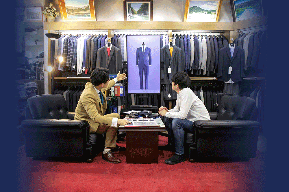 3DオーダーシミュレーションシステムCMOS-長野県飯田市のセレクトショップ梅村紳士服店